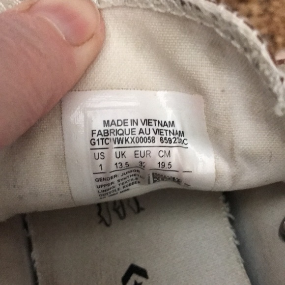 CONVERSE Pink Sparkle Glitter Girls Sneakers | 1 - Picture 12 of 12